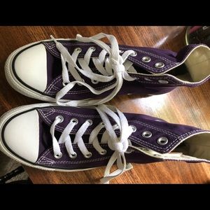 High Top Rare Purple Converse Never Worn Before!